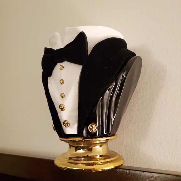 bath & body works tuxedo candle holder - Picture 2 of 3